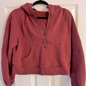Lululemon Womens Scuba Half Zip Hoodie (Size M)